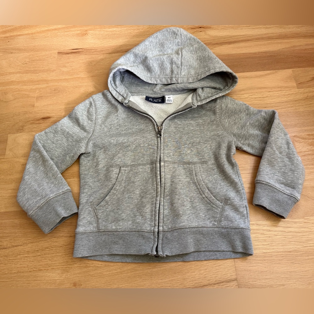 The Children's Place Light Gray Hoodie